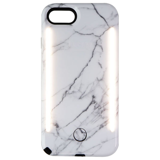 LuMee Duo Selfie LED Case for iPhone SE (2nd Gen) & iPhone 8/7/6s - White Marble Cell Phone - Cases, Covers & Skins LuMee    - Simple Cell Bulk Wholesale Pricing - USA Seller
