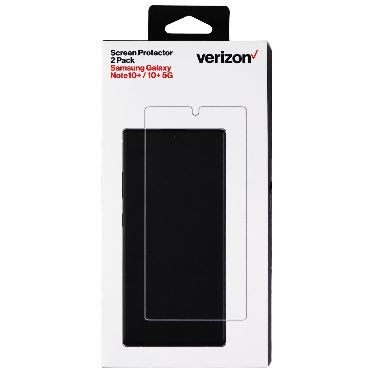 Verizon Screen Protector (2-Pack) for Samsung Galaxy (Note10+) - Clear Cell Phone - Screen Protectors Verizon    - Simple Cell Bulk Wholesale Pricing - USA Seller