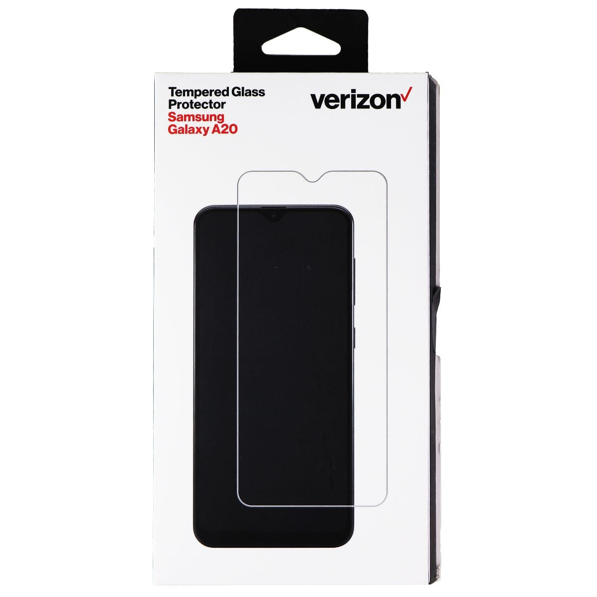 Verizon Tempered Glass Screen Display Protector for Samsung Galaxy A20 - Clear Cell Phone - Screen Protectors Verizon    - Simple Cell Bulk Wholesale Pricing - USA Seller