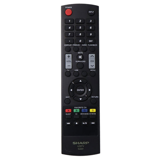 Sharp Remote Control (GJ221) for Select Sharp LCD TVs - Black TV, Video & Audio Accessories - Remote Controls SHARP    - Simple Cell Bulk Wholesale Pricing - USA Seller