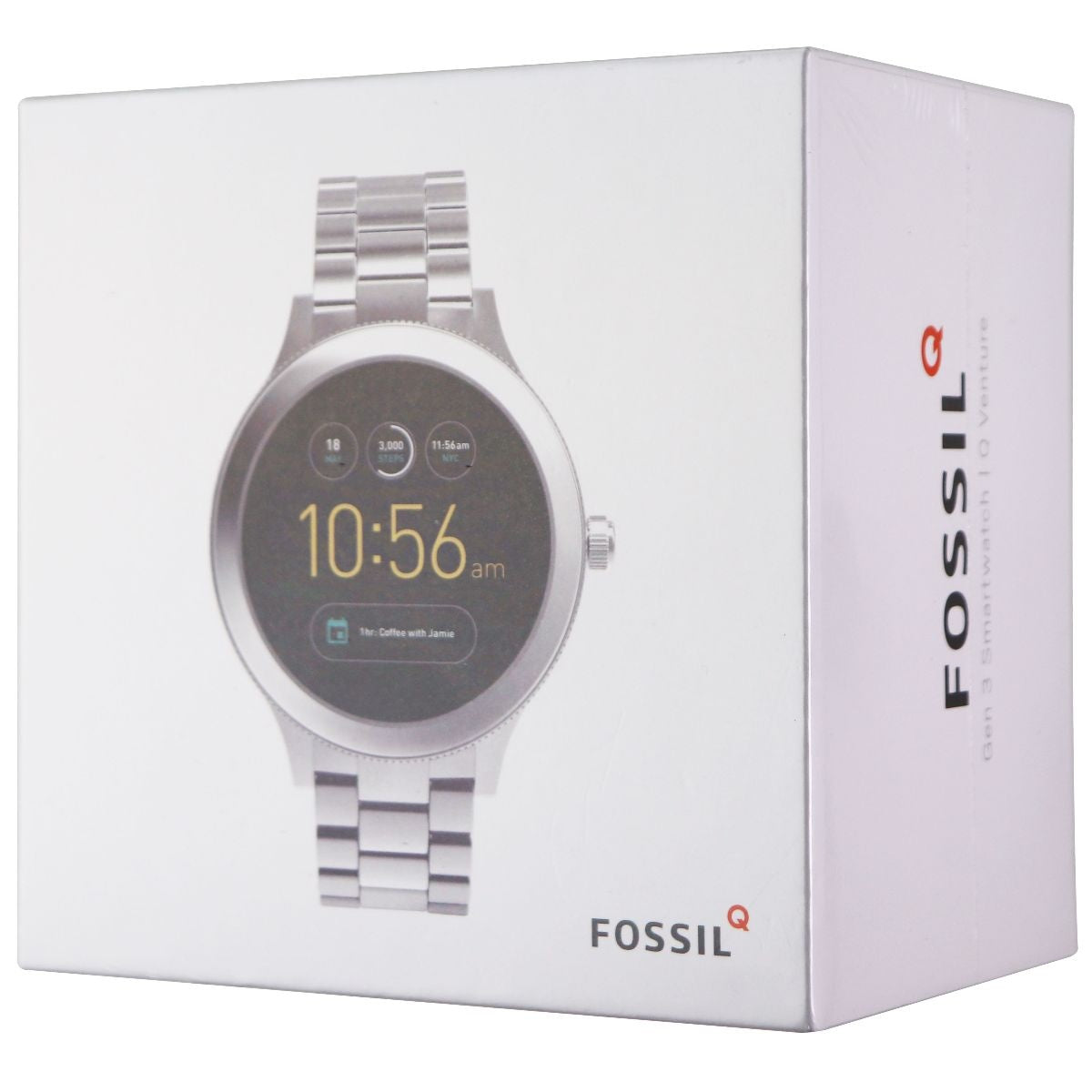 Fossil Q Venture (Gen 3) Stainless Steel Smartwatch - Silver (FTW6003) GRADE A Smart Watches Fossil    - Simple Cell Bulk Wholesale Pricing - USA Seller