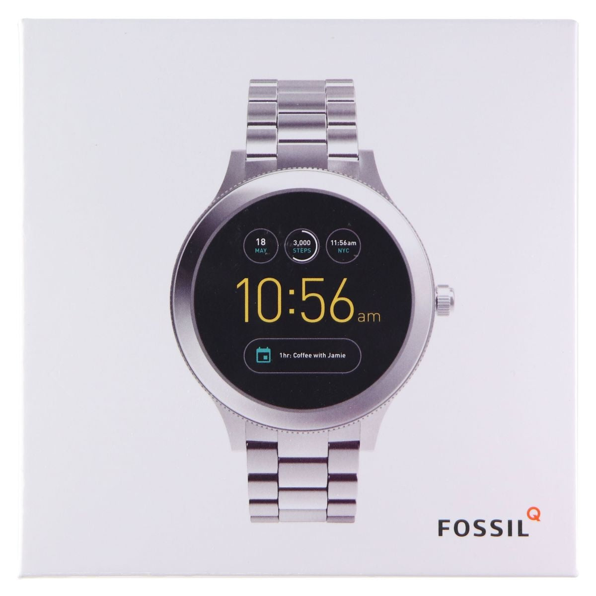 Fossil Q Venture (Gen 3) Stainless Steel Smartwatch - Silver (FTW6003) GRADE A Smart Watches Fossil    - Simple Cell Bulk Wholesale Pricing - USA Seller