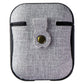 Key Hard Shell Case and Clip for Apple AirPods 1st and 2nd Gen - Gray/Black Cell Phone - Cases, Covers & Skins Key    - Simple Cell Bulk Wholesale Pricing - USA Seller