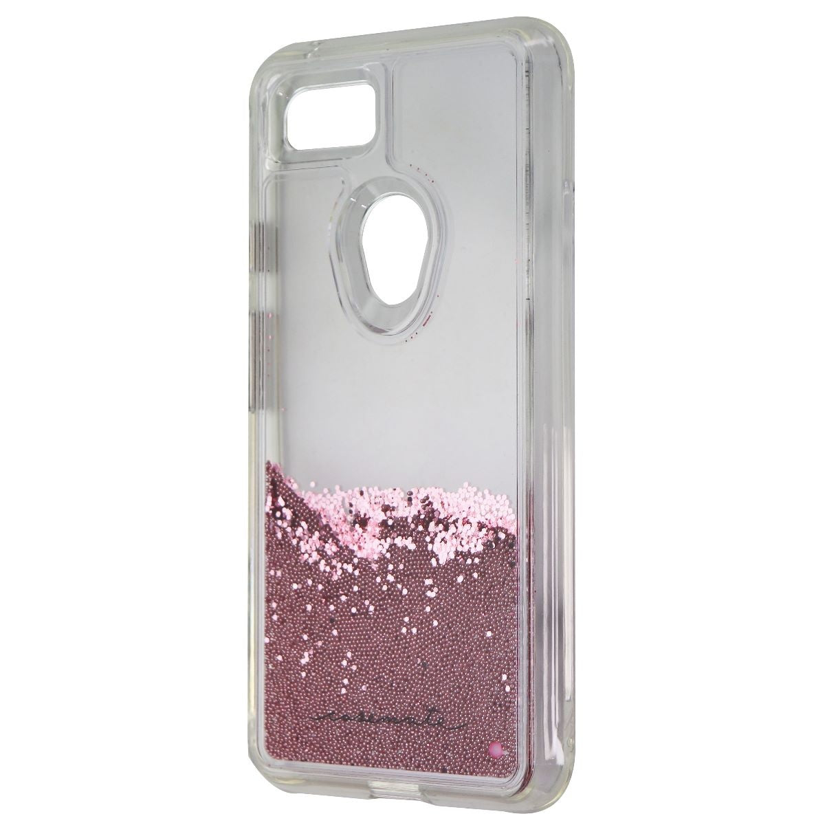 Case-Mate Waterfall Series Liquid Glitter Case for Google Pixel 3 XL - Rose Gold Cell Phone - Cases, Covers & Skins Case-Mate    - Simple Cell Bulk Wholesale Pricing - USA Seller