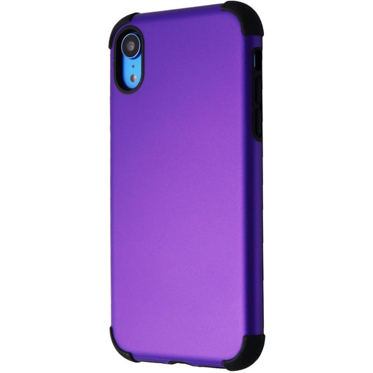 Verizon Slim Hybrid Case for Apple iPhone XR - Matte Purple/Black Cell Phone - Cases, Covers & Skins Verizon    - Simple Cell Bulk Wholesale Pricing - USA Seller
