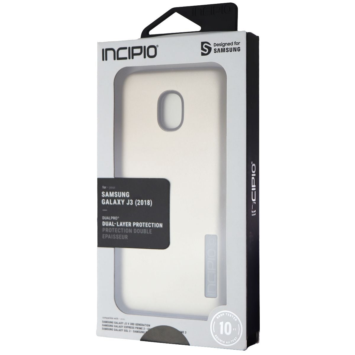 Incipio DualPro Series Dual Layer Case for Samsung Galaxy J3 (2018) - Gold/Gray Cell Phone - Cases, Covers & Skins Incipio    - Simple Cell Bulk Wholesale Pricing - USA Seller