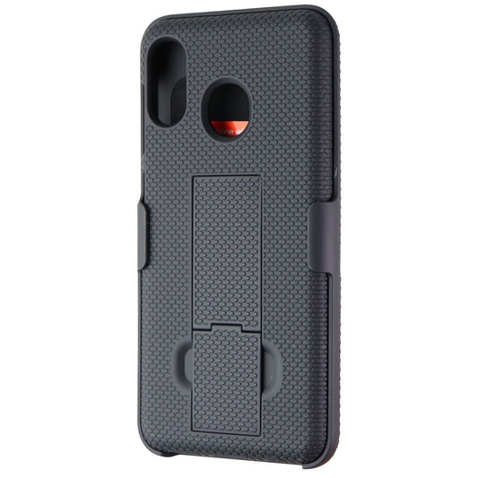 Verizon Shell and Holster Combo Case for Samsung Galaxy A20 - Black Cell Phone - Cases, Covers & Skins Verizon    - Simple Cell Bulk Wholesale Pricing - USA Seller