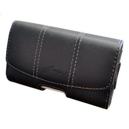 Verizon Universal Leather Pouch with Rotating Clip - Black (UNIPDASDPCH3) Cell Phone - Cases, Covers & Skins Verizon    - Simple Cell Bulk Wholesale Pricing - USA Seller