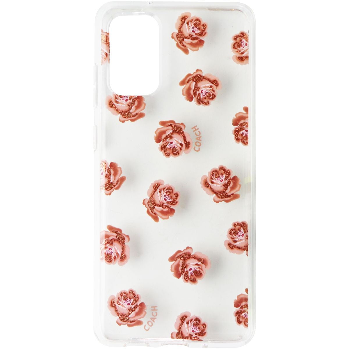 Coach Protective Case for Samsung Galaxy (S20+) - Dreamy Peony/Clear/Flowers Cell Phone - Cases, Covers & Skins Coach    - Simple Cell Bulk Wholesale Pricing - USA Seller