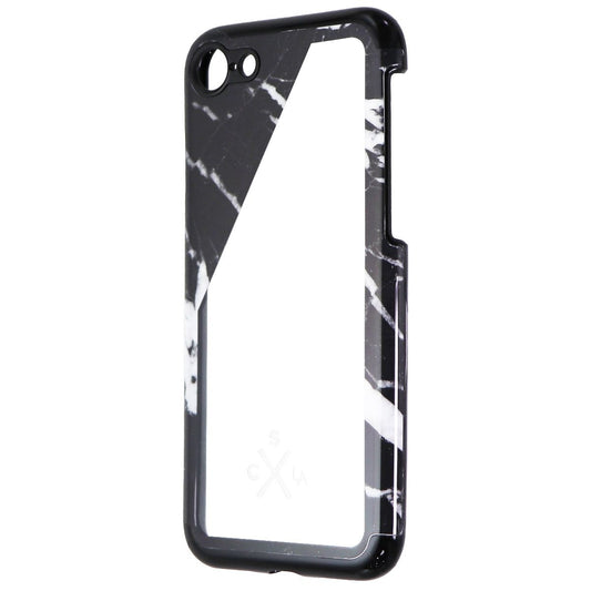 Candywirez Snap Case for iPhone 8 / 7  - Black Marble Slant/Clear Cell Phone - Cases, Covers & Skins Candywirez    - Simple Cell Bulk Wholesale Pricing - USA Seller