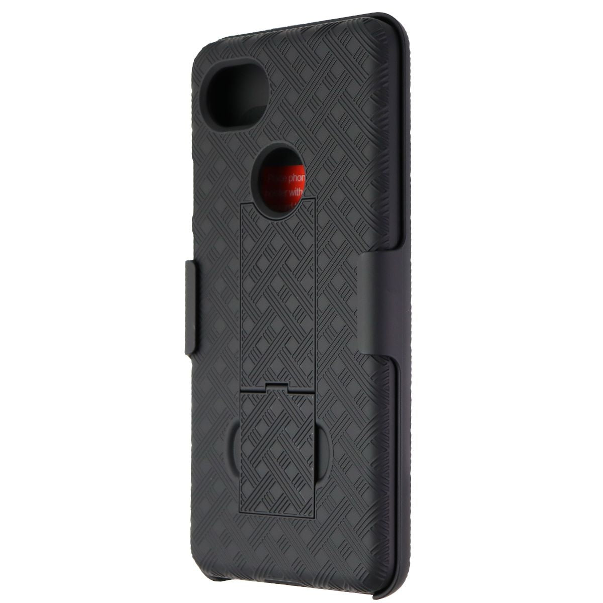 Verizon Shell and Holster Combo w/ Kickstand for Google Pixel 2 XL - Black Cell Phone - Cases, Covers & Skins Verizon    - Simple Cell Bulk Wholesale Pricing - USA Seller