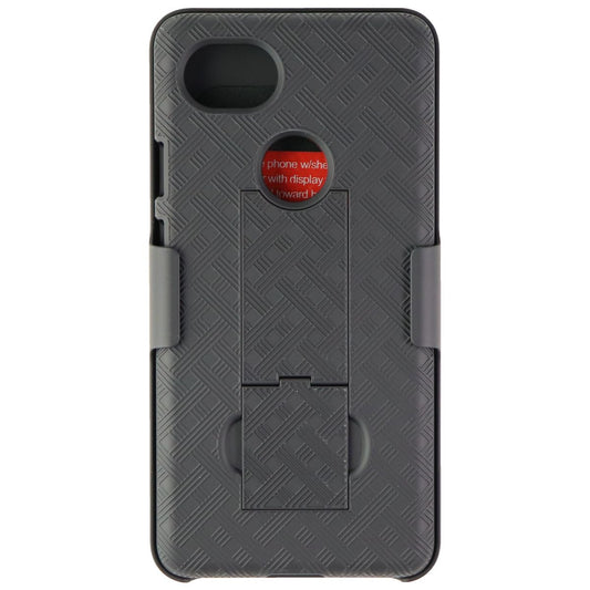 Verizon Shell and Holster Combo w/ Kickstand for Google Pixel 2 XL - Black Cell Phone - Cases, Covers & Skins Verizon    - Simple Cell Bulk Wholesale Pricing - USA Seller
