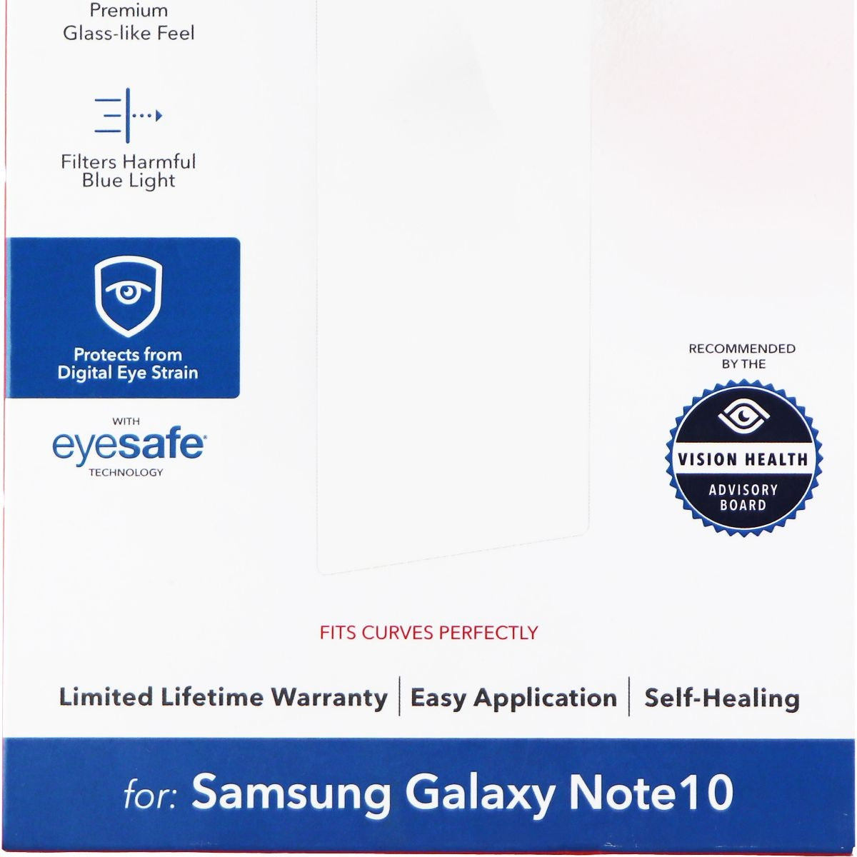 ZAGG InvisibleShield Ultra VisionGuard Screen Protector for Samsung Note 10 Cell Phone - Screen Protectors Zagg    - Simple Cell Bulk Wholesale Pricing - USA Seller