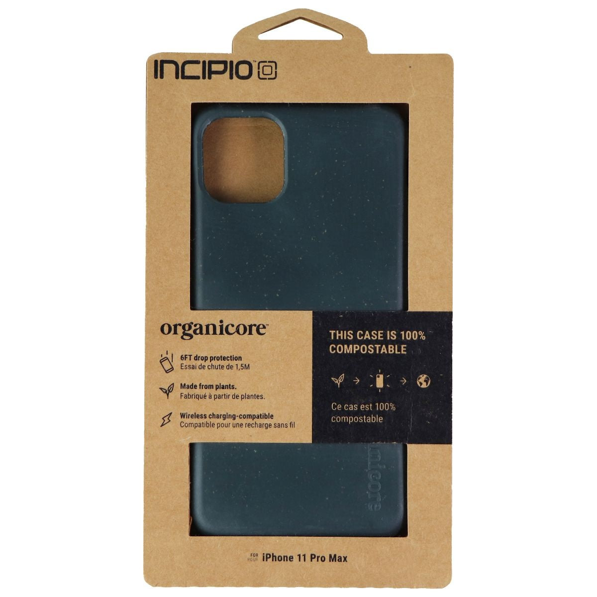 Incipio Organicore Slim Case for Apple iPhone 11 Pro Max - Deep Pine Green Cell Phone - Cases, Covers & Skins Incipio    - Simple Cell Bulk Wholesale Pricing - USA Seller