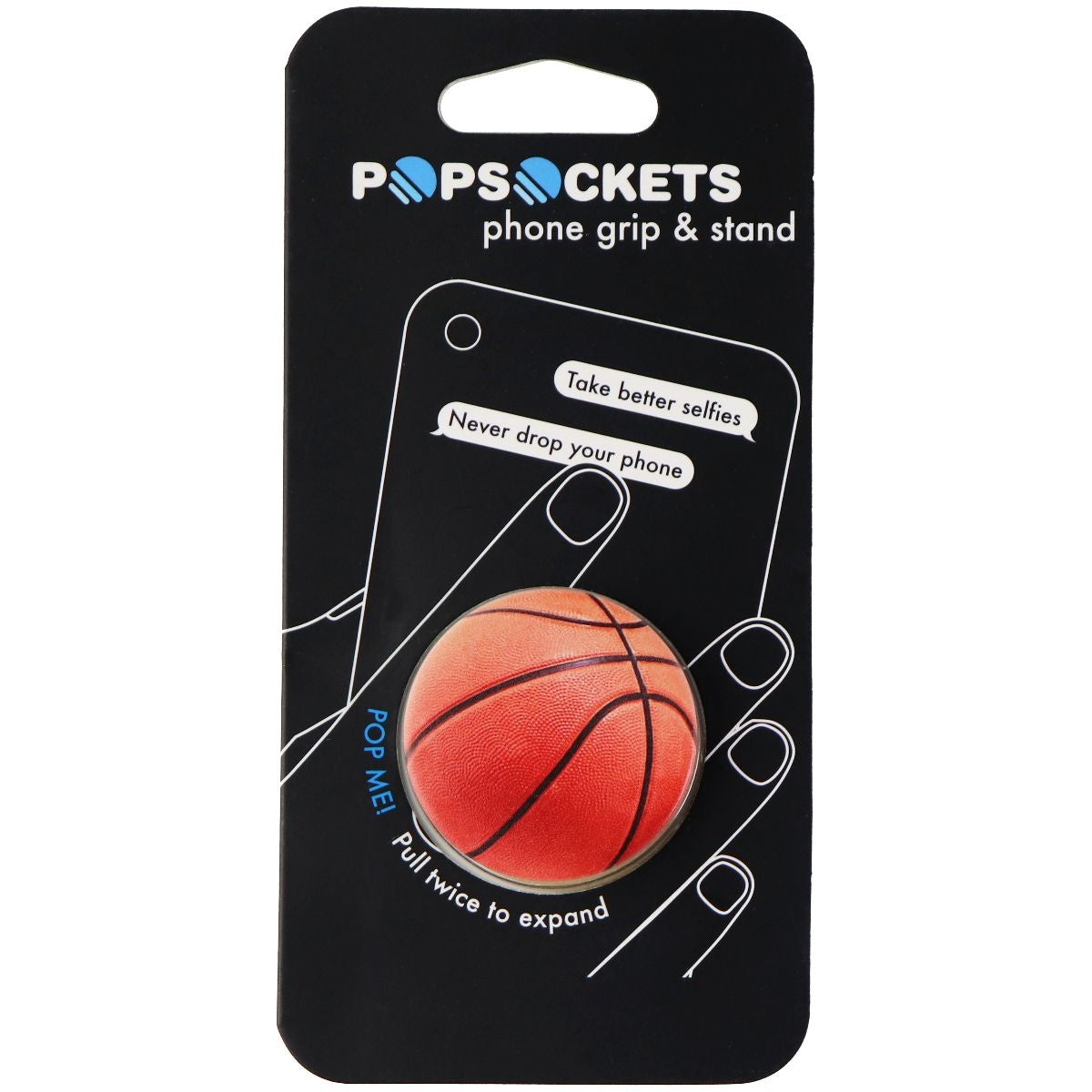 PopSockets Collapsible Grip & Stand for Phones and Tablets - Basketball Cell Phone - Mounts & Holders PopSockets    - Simple Cell Bulk Wholesale Pricing - USA Seller