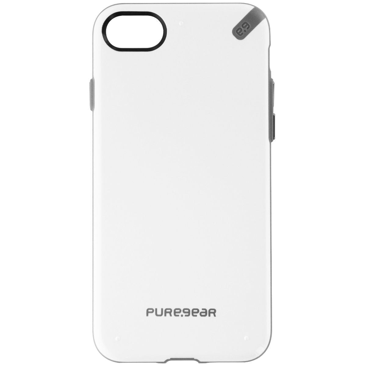 PureGear Slim Shell Series Hard Case for Apple iPhone 8 / 7 - White/Gray Cell Phone - Cases, Covers & Skins PureGear    - Simple Cell Bulk Wholesale Pricing - USA Seller