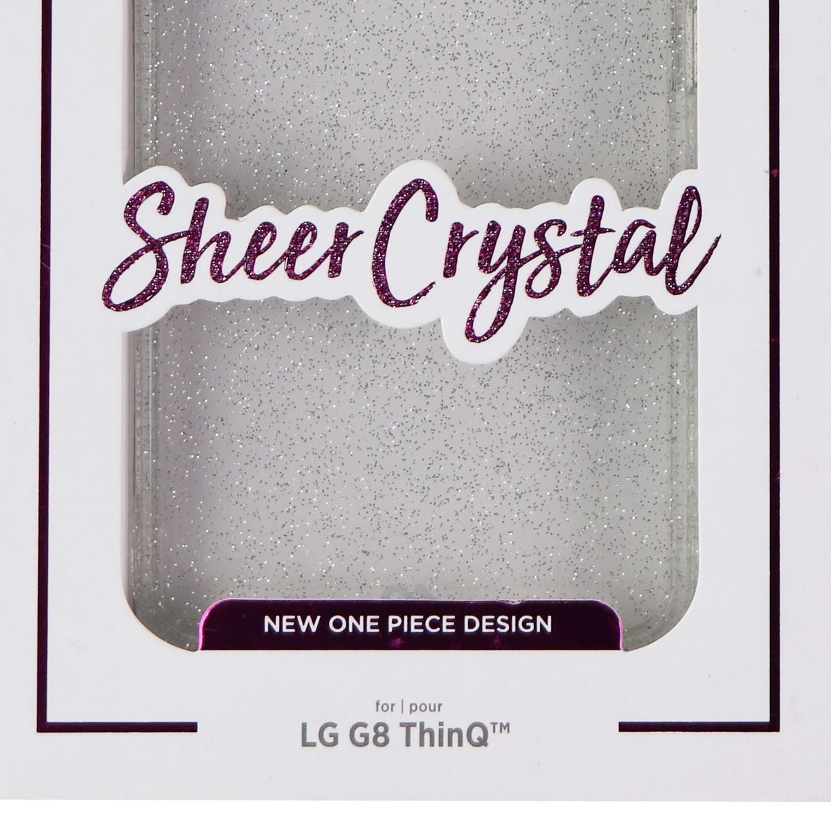 Case-Mate Sheer Crystal Case for LG G8 ThinQ - Silver Glitter/Clear Cell Phone - Cases, Covers & Skins Case-Mate    - Simple Cell Bulk Wholesale Pricing - USA Seller