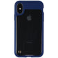 Granite Hybrid Hard Case for Apple iPhone Xs/X Smartphones - Clear/Dark Blue Cell Phone - Cases, Covers & Skins Granite    - Simple Cell Bulk Wholesale Pricing - USA Seller