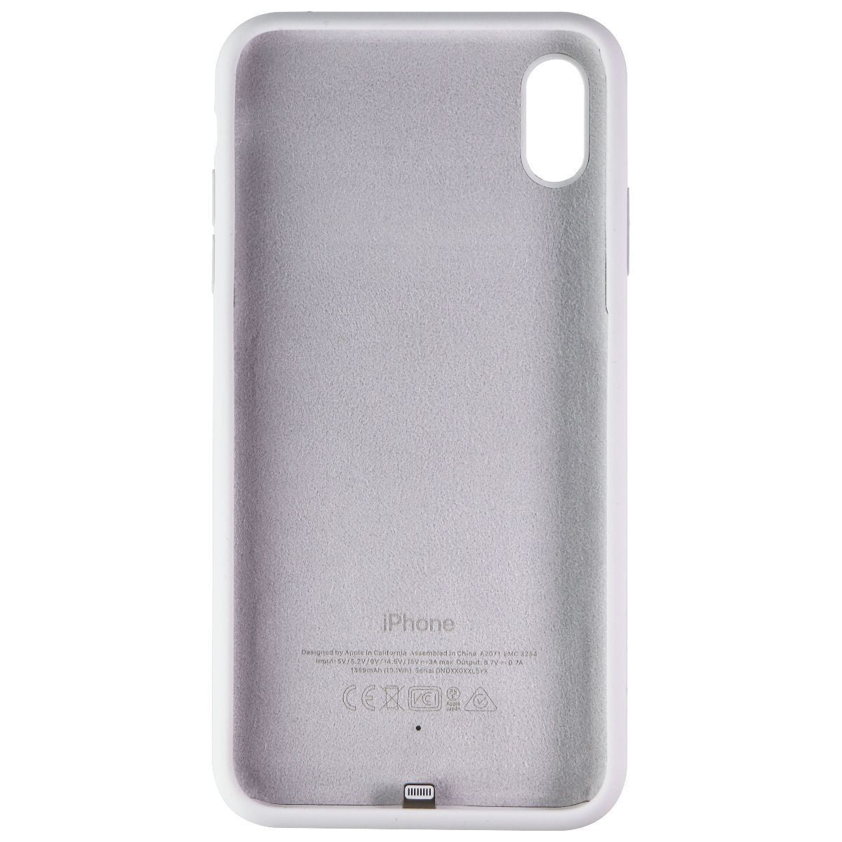 Apple Smart Battery Case for iPhone Xs Max - White (MRXR2LL/A) Cell Phone - Cases, Covers & Skins Apple    - Simple Cell Bulk Wholesale Pricing - USA Seller