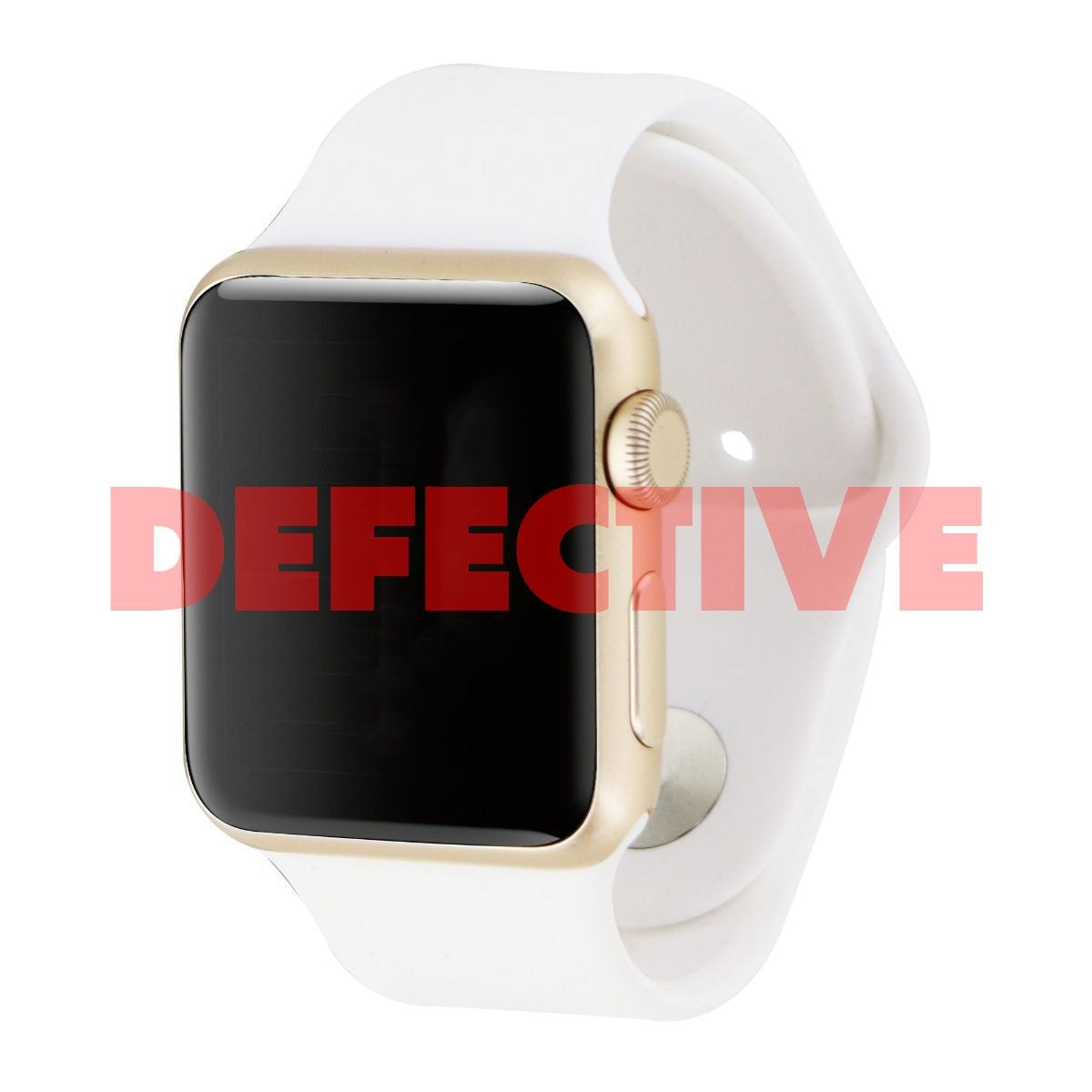 Apple Watch Sport Smartwatch (38mm) A1553 Gold Aluminum/White Sport Band Smart Watches Apple    - Simple Cell Bulk Wholesale Pricing - USA Seller