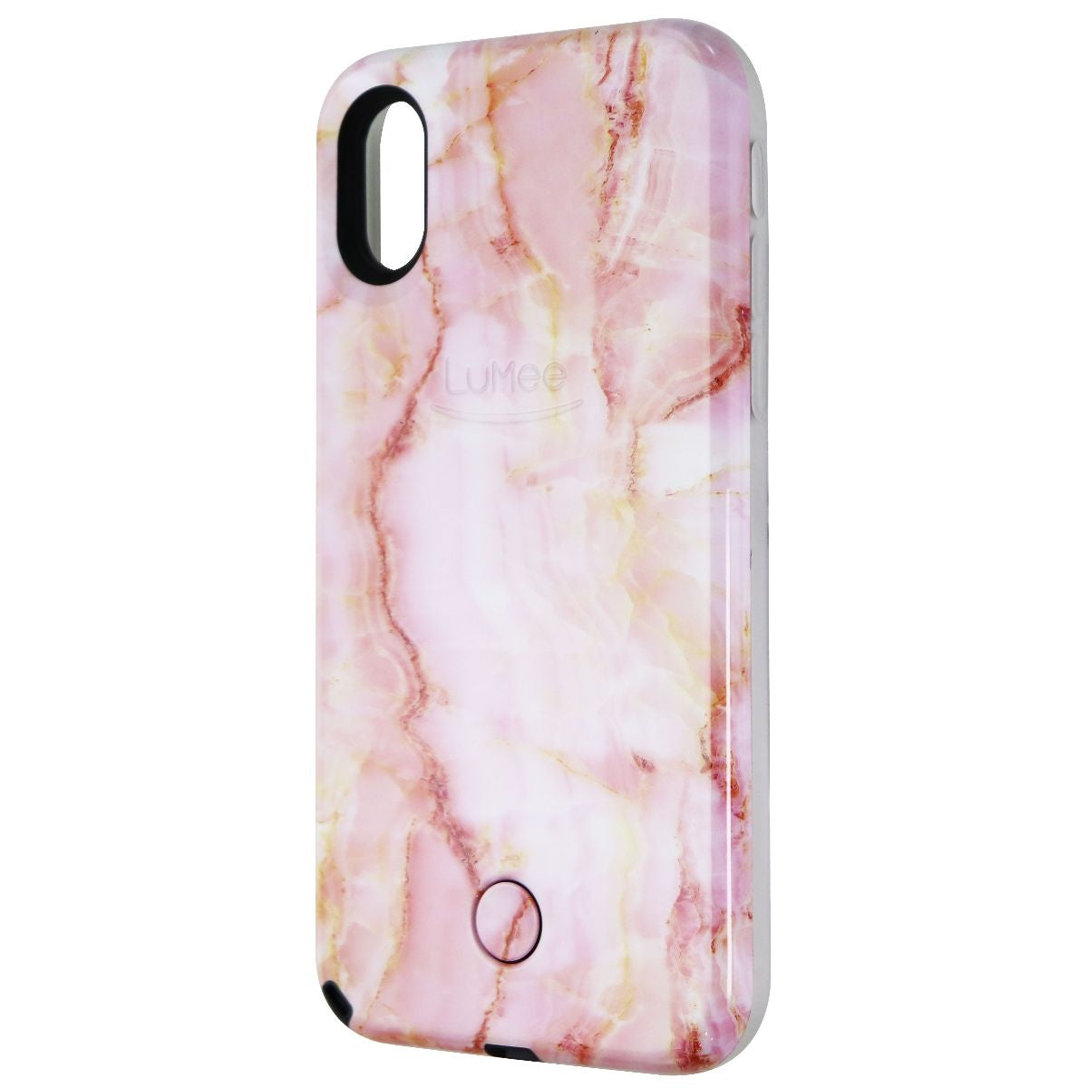 LuMee Selfie Instafame Lighted Case for Apple iPhone Xs / X - Pink Quartz Cell Phone - Cases, Covers & Skins LuMee    - Simple Cell Bulk Wholesale Pricing - USA Seller