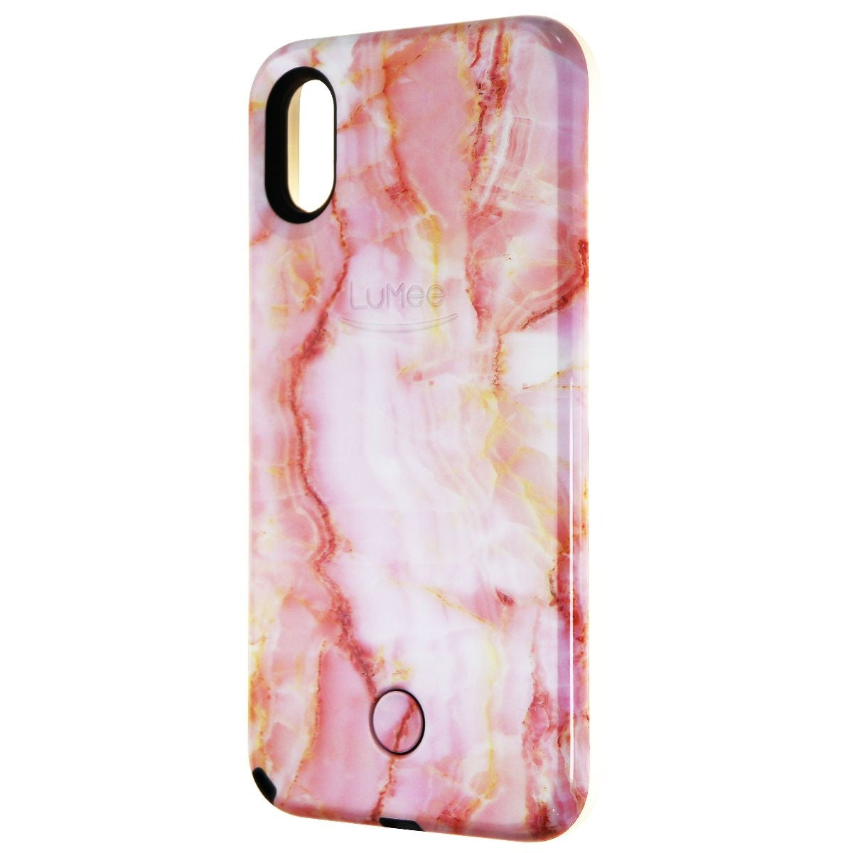 LuMee Selfie Instafame Lighted Case for Apple iPhone Xs / X - Pink Quartz Cell Phone - Cases, Covers & Skins LuMee    - Simple Cell Bulk Wholesale Pricing - USA Seller