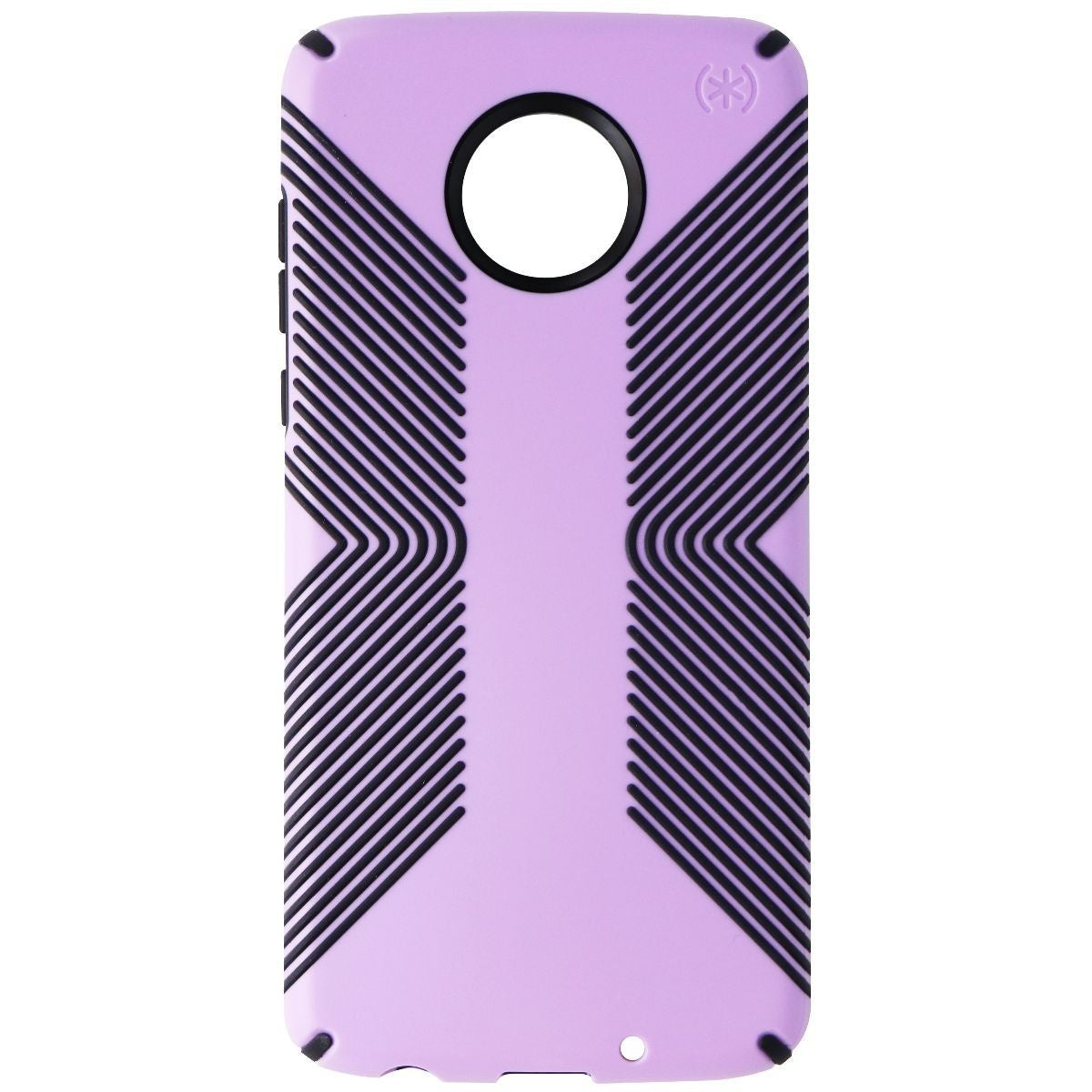 Speck Presidio Grip Series Hybrid Case for Moto Z4 - Jelly Purple/Charcoal Grey Cell Phone - Cases, Covers & Skins Speck    - Simple Cell Bulk Wholesale Pricing - USA Seller