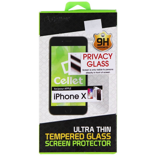 Cellet Privacy Anti-Spy Glass Screen Protector for iPhone X Smartphones Cell Phone - Screen Protectors Cellet    - Simple Cell Bulk Wholesale Pricing - USA Seller