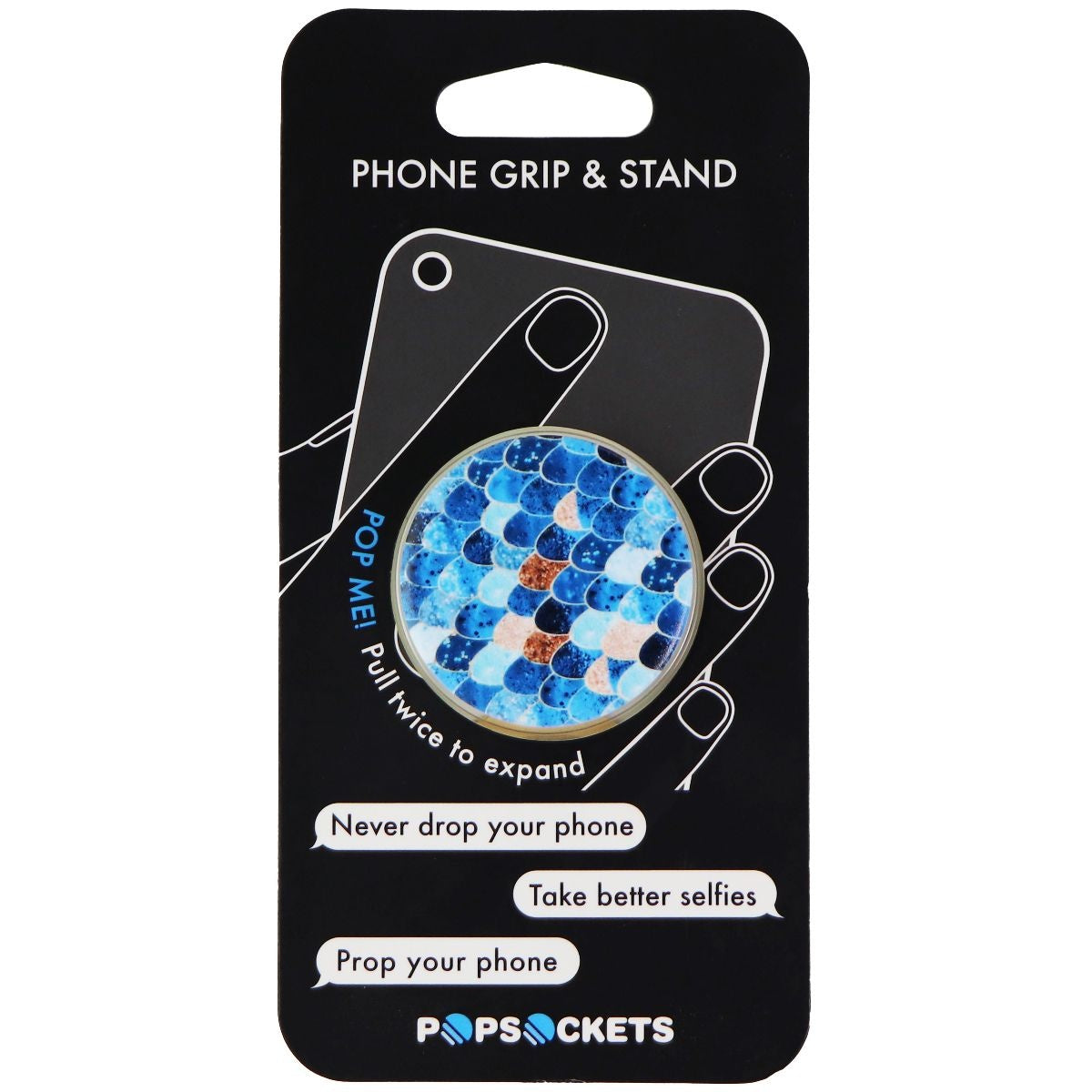 PopSockets Collapsible Grip & Stand for Phones and Tablets - Really Mermaid Cell Phone - Mounts & Holders PopSockets    - Simple Cell Bulk Wholesale Pricing - USA Seller