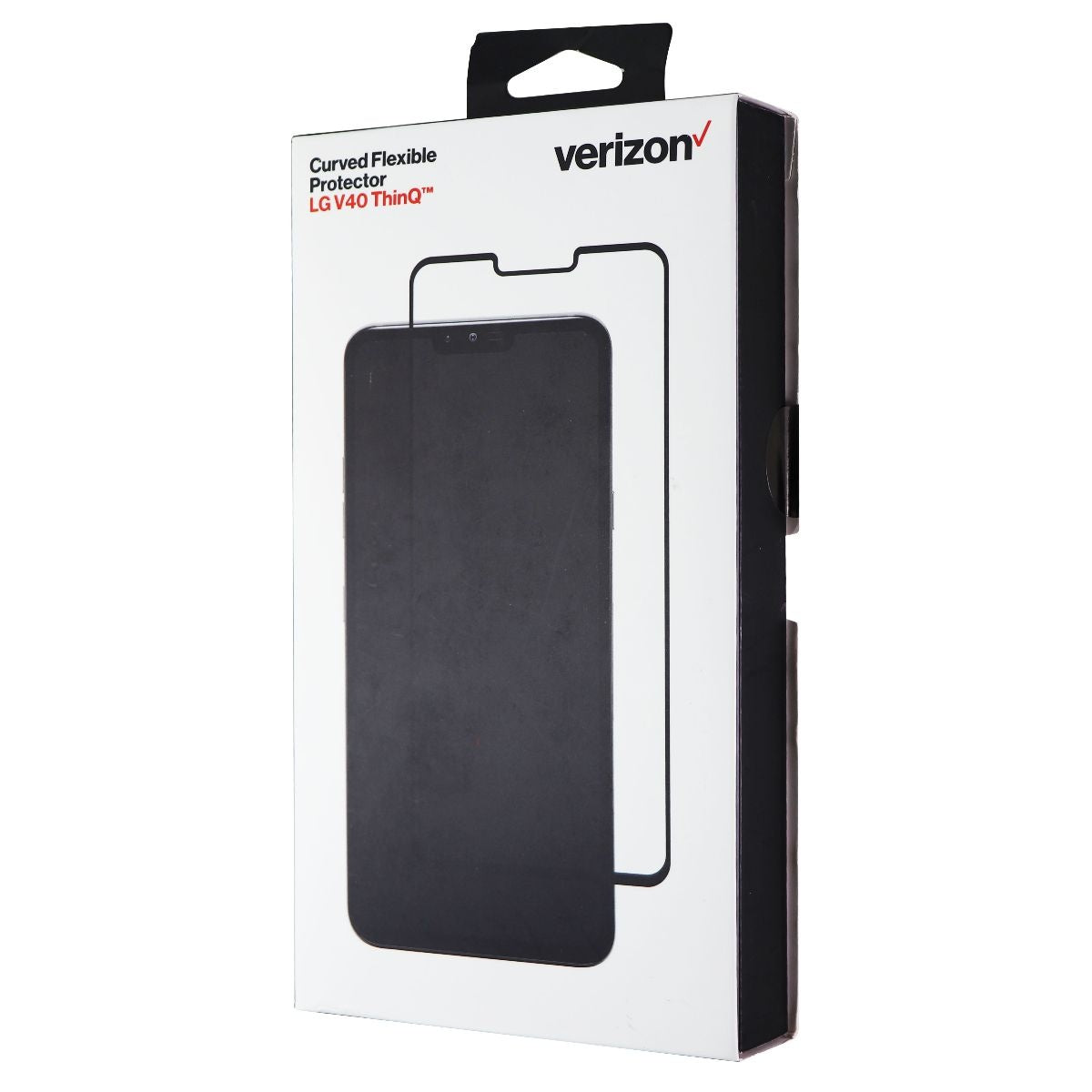 Verizon Curved Flexible Screen Protector for LG V40 ThinQ - Clear / Black Border Cell Phone - Screen Protectors Verizon    - Simple Cell Bulk Wholesale Pricing - USA Seller