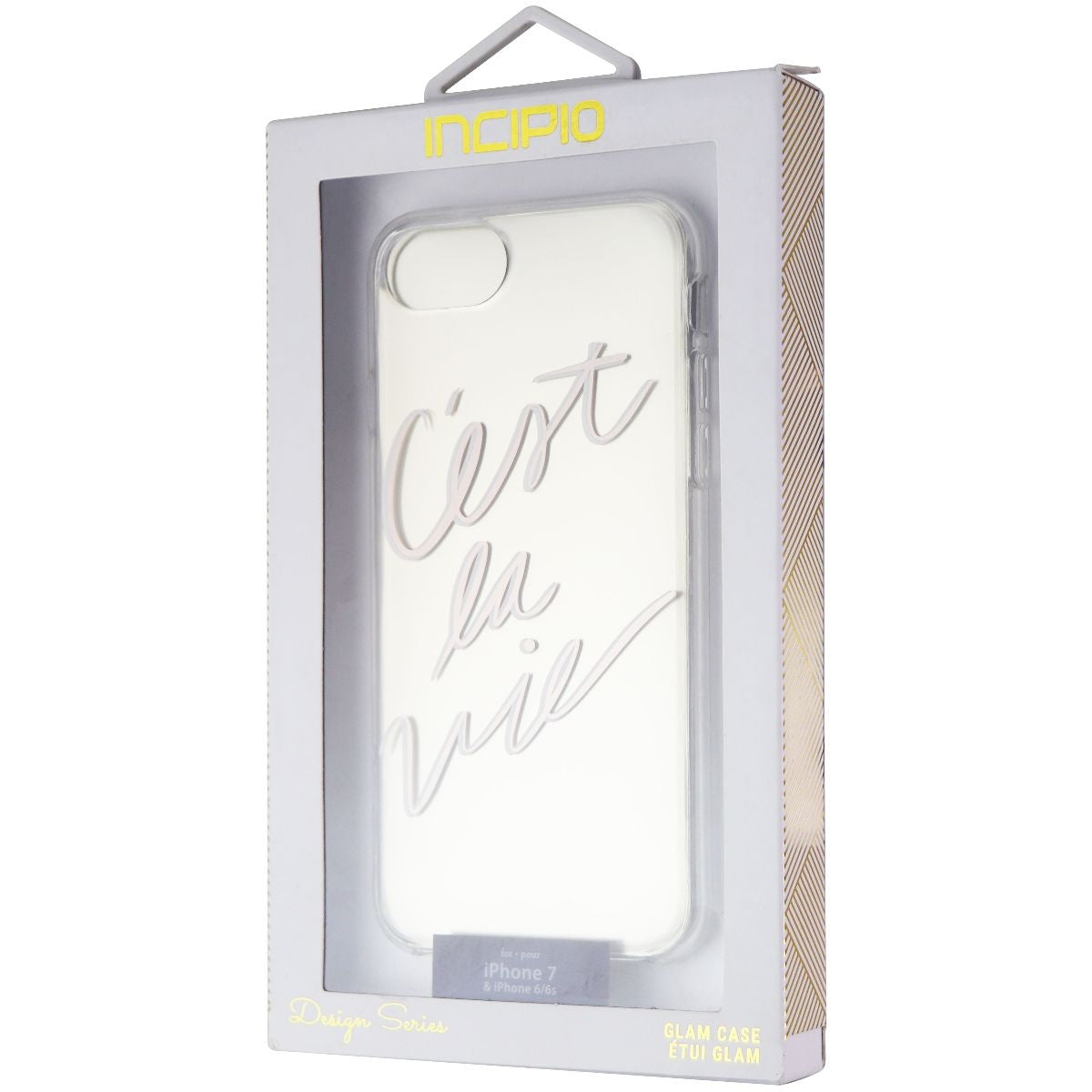 Incipio Design Glam Case for iPhone SE (2nd Gen) 8/ 7 / 6s - Cest La Vie Cell Phone - Cases, Covers & Skins Incipio    - Simple Cell Bulk Wholesale Pricing - USA Seller