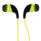 NEM Extra Bass Stereo 3.5mm Earbud Headphones - Neon Yellow (HF35-IBUD10GN) Portable Audio - Headphones NEM    - Simple Cell Bulk Wholesale Pricing - USA Seller