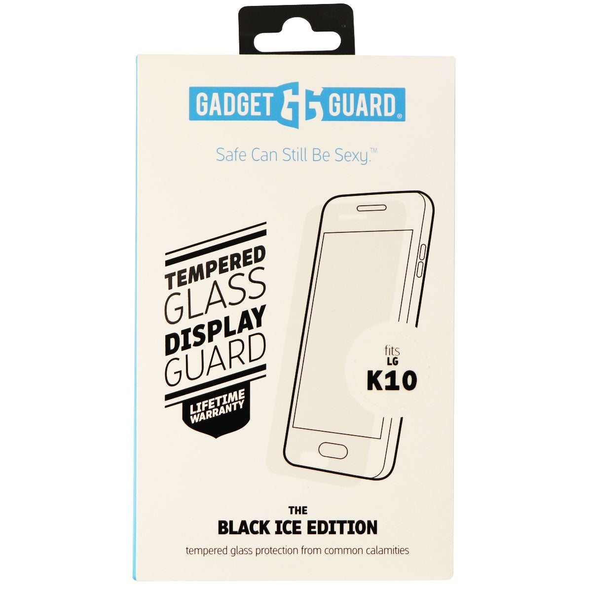 Gadget Guard Black Ice Tempered Glass Screen Protector for LG K10 - Clear Cell Phone - Screen Protectors Gadget Guard    - Simple Cell Bulk Wholesale Pricing - USA Seller