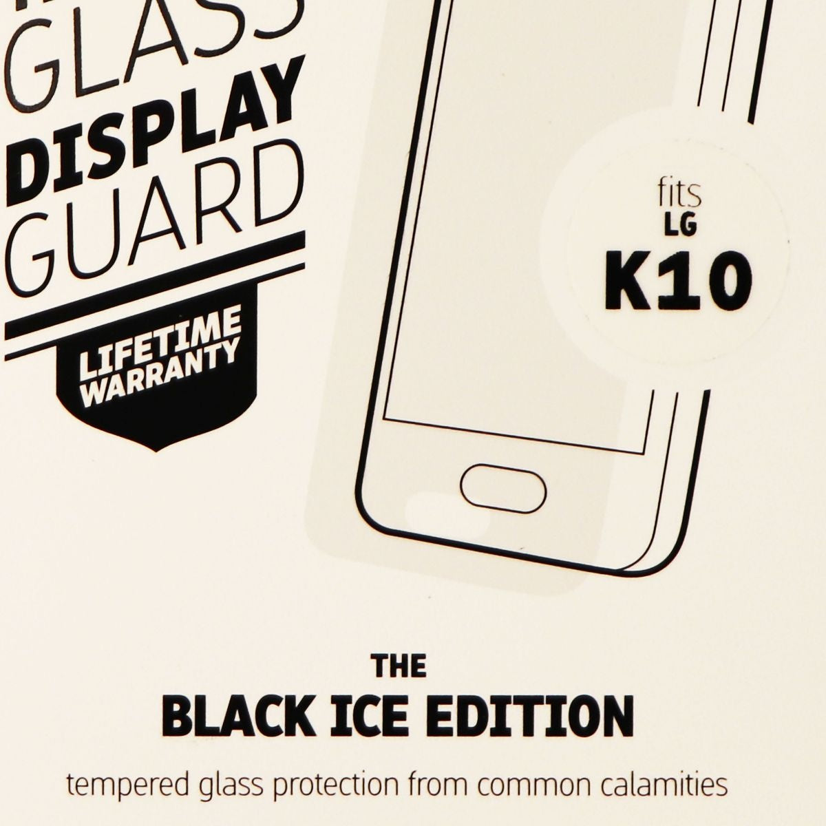 Gadget Guard Black Ice Tempered Glass Screen Protector for LG K10 - Clear Cell Phone - Screen Protectors Gadget Guard    - Simple Cell Bulk Wholesale Pricing - USA Seller
