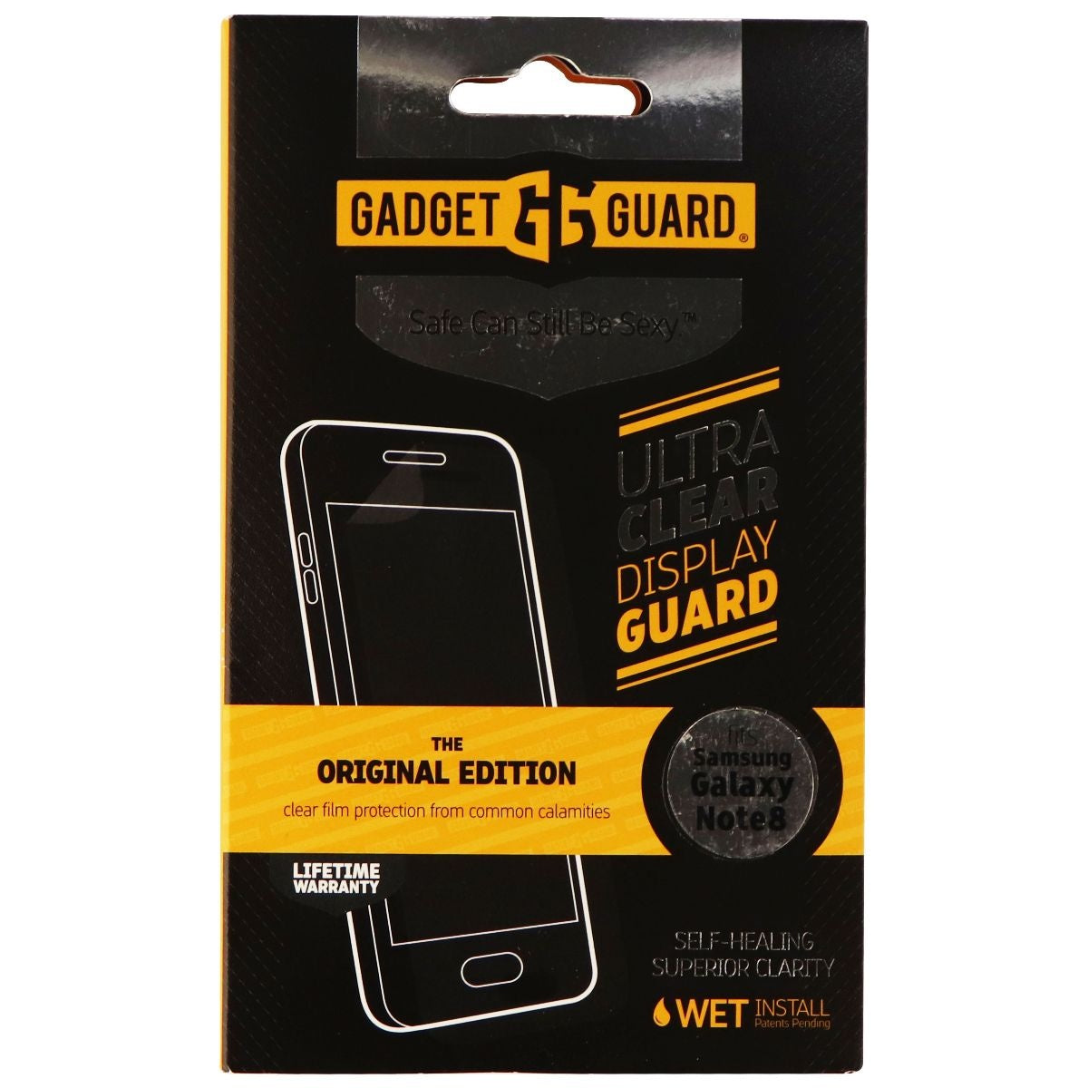 Gadget Guard Original Edition Screen Protector for Samsung Note 8 - Clear Cell Phone - Screen Protectors Gadget Guard    - Simple Cell Bulk Wholesale Pricing - USA Seller