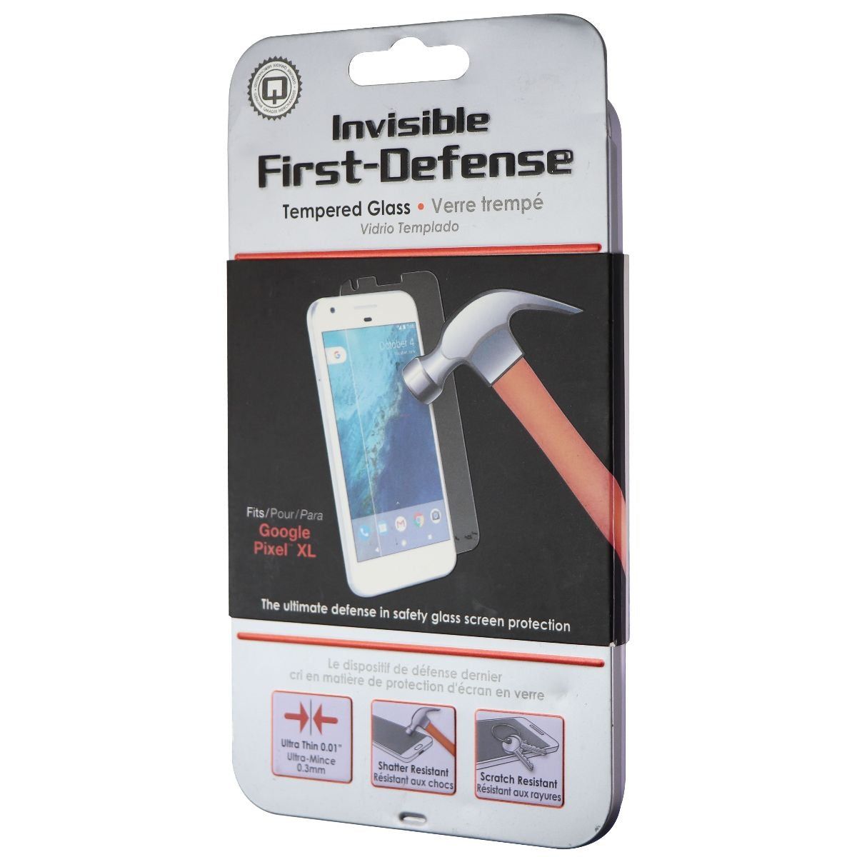 Qmadix Invisible First-Defense 9H Glass for Google Pixel XL (1st Gen) - Clear Cell Phone - Screen Protectors Qmadix    - Simple Cell Bulk Wholesale Pricing - USA Seller