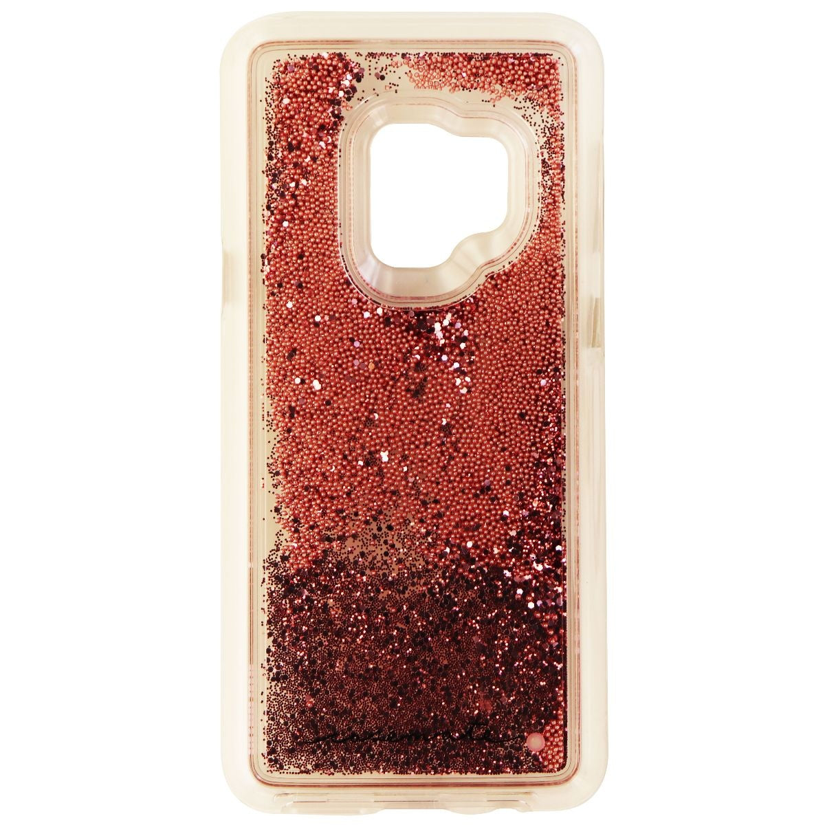 Case-Mate Liquid Waterfall Case for Samsung Galaxy S9 - Clear/Pink Glitter Cell Phone - Cases, Covers & Skins Case-Mate    - Simple Cell Bulk Wholesale Pricing - USA Seller