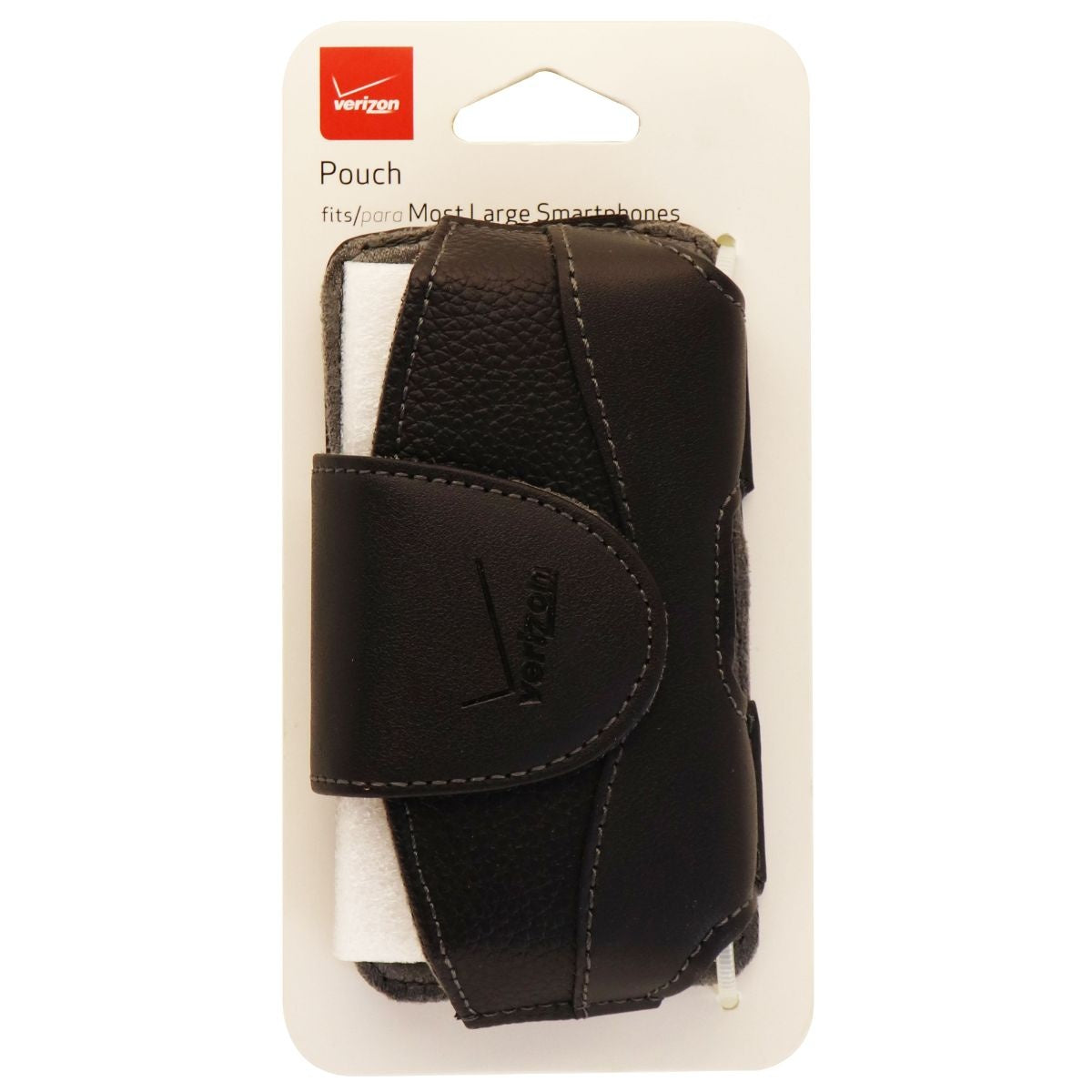 Verizon Universal Leather Pouch with Rotating Clip - Black (UNIPDASDPCH2) Cell Phone - Cases, Covers & Skins Verizon    - Simple Cell Bulk Wholesale Pricing - USA Seller