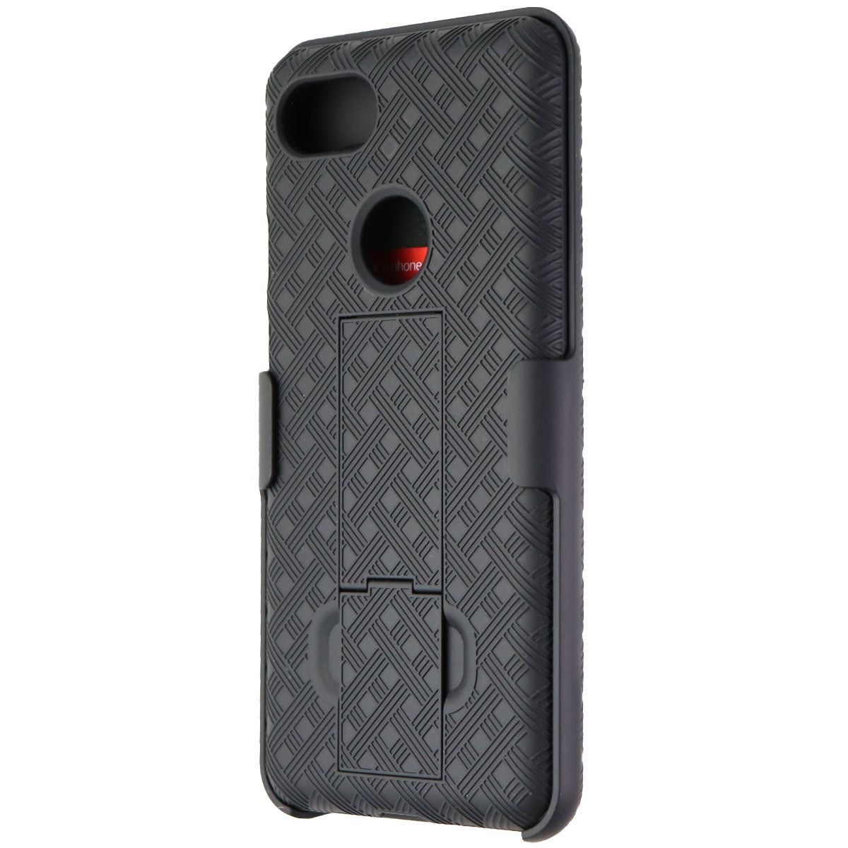 Verizon Hardshell Case and Holster for Google Pixel 3 XL - Black Cell Phone - Cases, Covers & Skins Verizon    - Simple Cell Bulk Wholesale Pricing - USA Seller