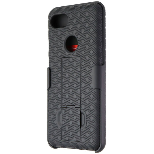 Verizon Hardshell Case and Holster for Google Pixel 3 XL - Black Cell Phone - Cases, Covers & Skins Verizon    - Simple Cell Bulk Wholesale Pricing - USA Seller