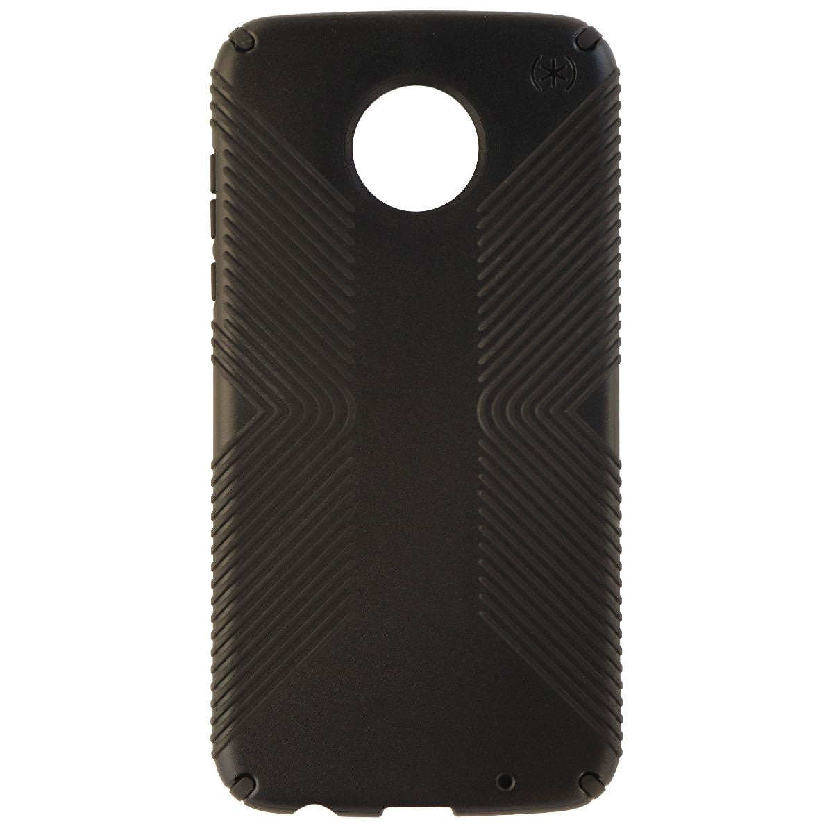 Speck Presidio GRIP Series Protective Case Cover for Moto Z2 Play - Black Cell Phone - Cases, Covers & Skins Speck    - Simple Cell Bulk Wholesale Pricing - USA Seller