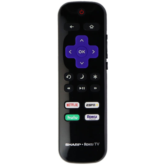 Sharp Remote (LC-RCRUS-21) with Netflix/ESPN/Hulu for Select Sharp TVs - Black TV, Video & Audio Accessories - Remote Controls SHARP    - Simple Cell Bulk Wholesale Pricing - USA Seller
