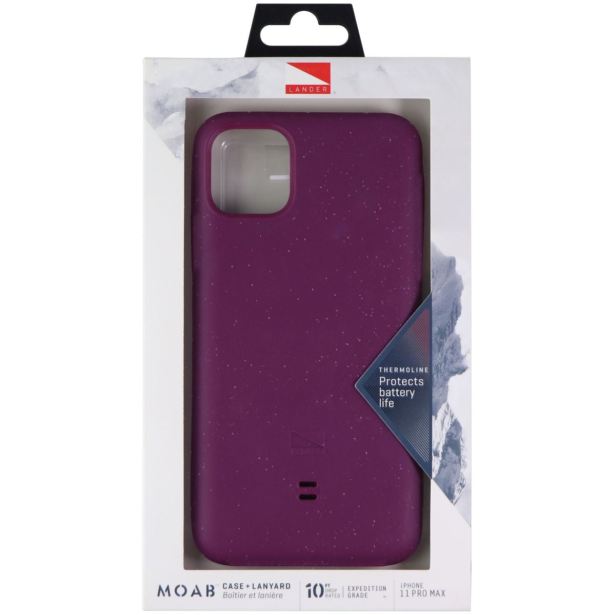 Lander Moab Rugged Outdoor Series Case for Apple iPhone 11 Pro Max - Berry Cell Phone - Cases, Covers & Skins Lander    - Simple Cell Bulk Wholesale Pricing - USA Seller