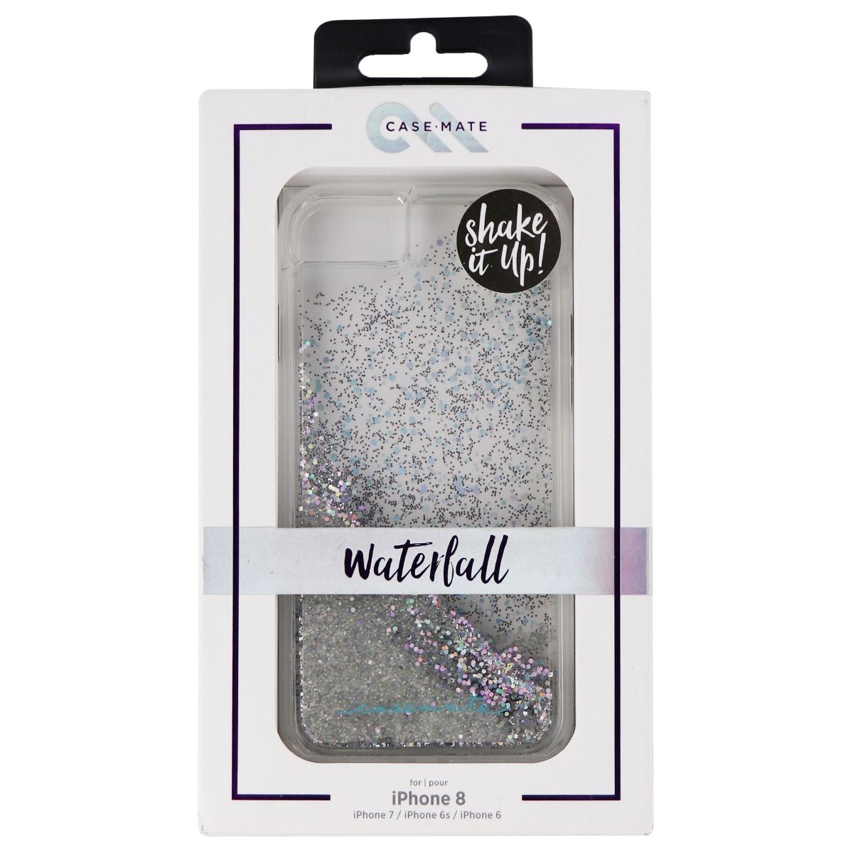 Case-Mate Waterfall Series Glitter Case for Apple iPhone 8/7/6s - Iridescent Cell Phone - Cases, Covers & Skins Case-Mate    - Simple Cell Bulk Wholesale Pricing - USA Seller