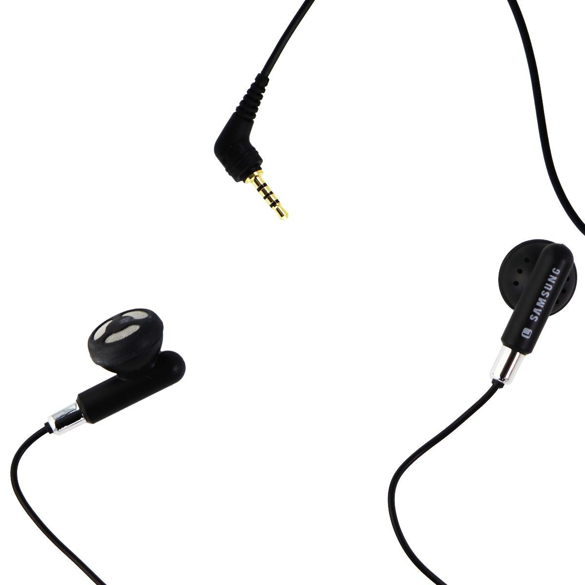 Samsung OEM Hands-Free 2.5mm Stereo EarBud Headset - Black (AEP204VBE) Cell Phone - Headsets Samsung    - Simple Cell Bulk Wholesale Pricing - USA Seller
