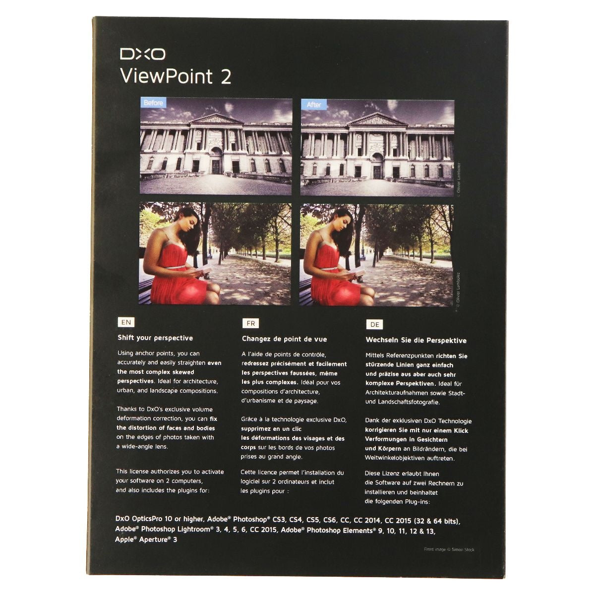 DxO ViewPoint 2 Photography and Image Correction Software 1003300 Windows / Mac Software - Image, Video & Audio DXO    - Simple Cell Bulk Wholesale Pricing - USA Seller