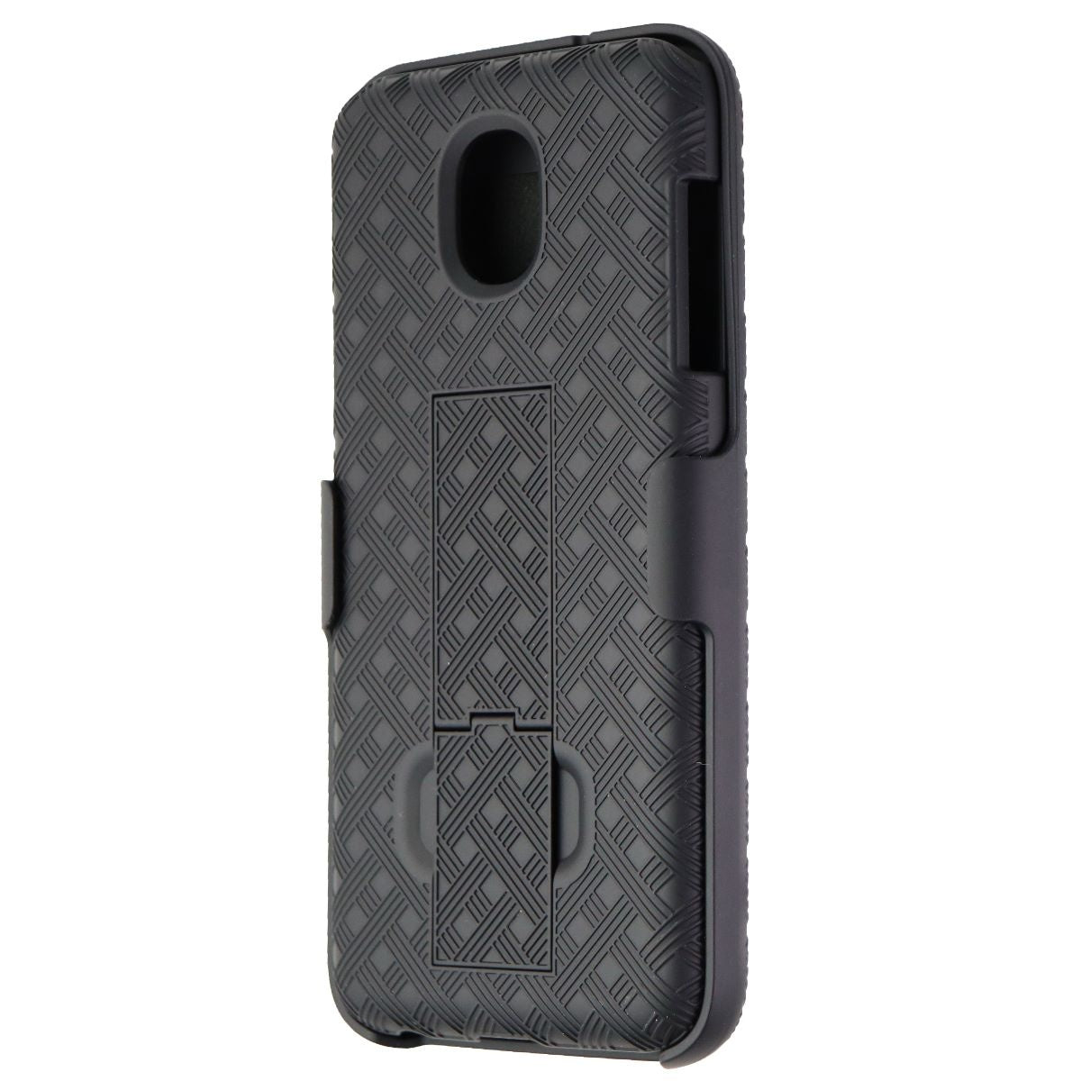 Verizon Shell Case and Holster Combo for Samsung Galaxy J7 V (2nd Gen) - Black Cell Phone - Cases, Covers & Skins Verizon    - Simple Cell Bulk Wholesale Pricing - USA Seller