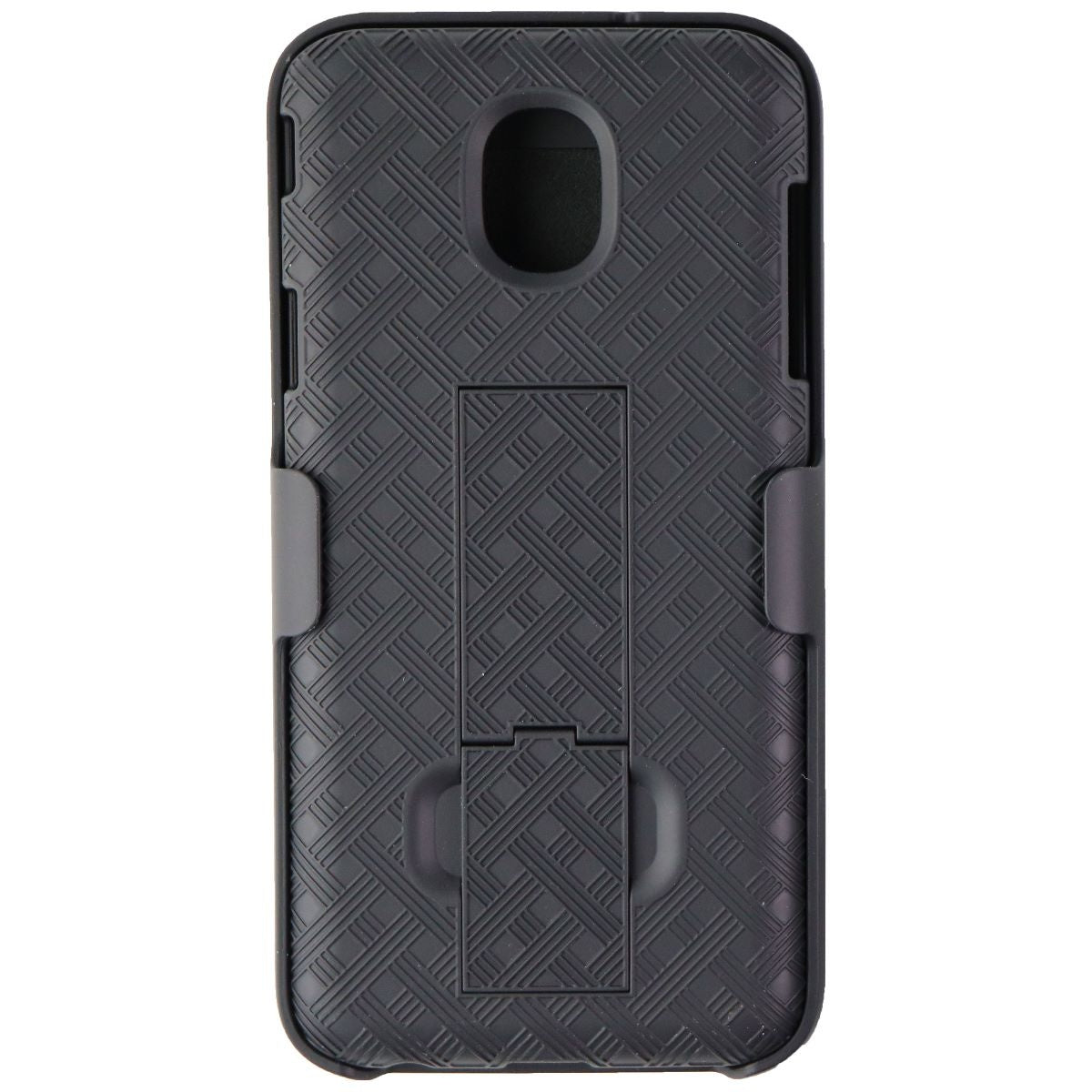 Verizon Shell Case and Holster Combo for Samsung Galaxy J7 V (2nd Gen) - Black Cell Phone - Cases, Covers & Skins Verizon    - Simple Cell Bulk Wholesale Pricing - USA Seller