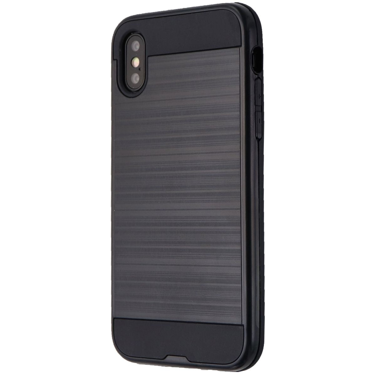 Verizon Dual Layer Shell Case for Apple iPhone XS/X - Black/Brushed Cell Phone - Cases, Covers & Skins Verizon    - Simple Cell Bulk Wholesale Pricing - USA Seller