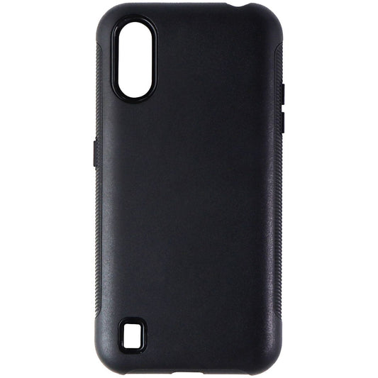 Verizon Rugged Dual Layer Case & Blue Light Glass for Samsung Galaxy A01 - Black Cell Phone - Cases, Covers & Skins Verizon    - Simple Cell Bulk Wholesale Pricing - USA Seller